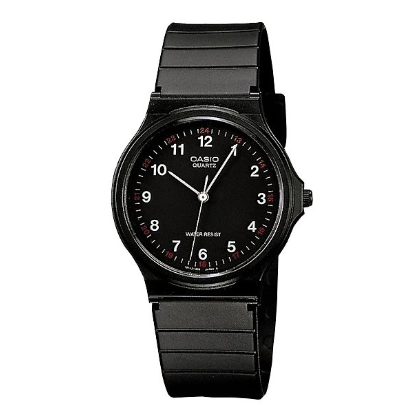 Casio Black Resin Strap Quartz Watch
