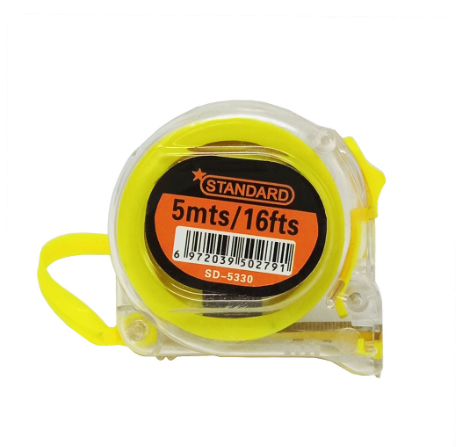 STANDARD Tape Measure Measuring Hand Tool High Quality Hardware Tools (SD5329-31)