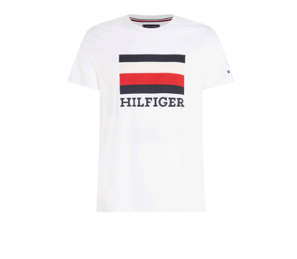 Tommy Hilfiger Men's WCC Rwb Box Monotype Tee
