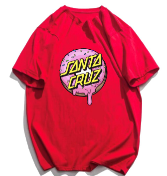 SANTA CRUZ Donuts design tshirt cotton asia size unisex