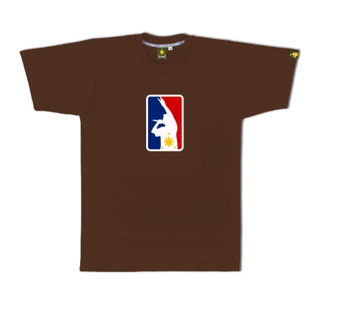 FrancisM Mens Mic Flag Brown