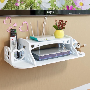 Wall shelf router wireless wifi wire set-top box