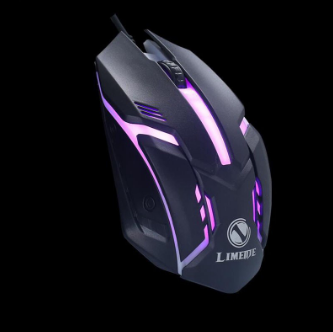 Keyboard set 104 keys Rainbow Gaming USB Wired Keyboard colorful button Mouse suit LED Backlit