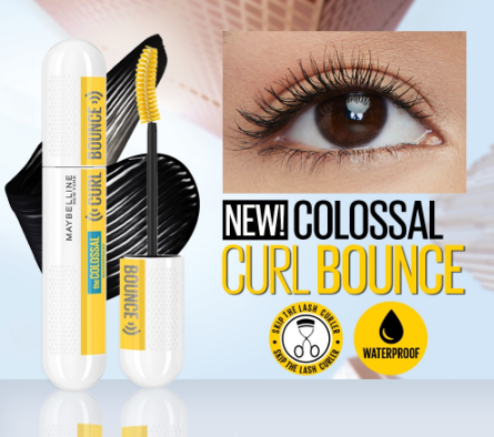 Maybelline Colossal Curl Bounce Mascara (10ml) - Curling, Long-lasting, Volumizing, 24H