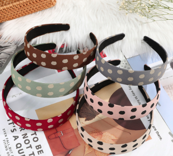 Korean Stripes Polka Dot Headband Woman Fashion Simple Hair Band Hair Accessories