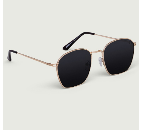 Sunnie's Studios Baxter (Square Fashion Sunglasses for Men and Women)