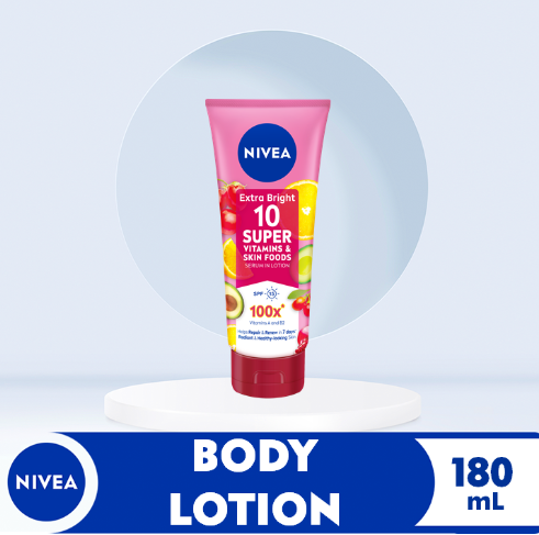 NIVEA Body Extra Bright Super 10 Vitamin Lotion 180ML