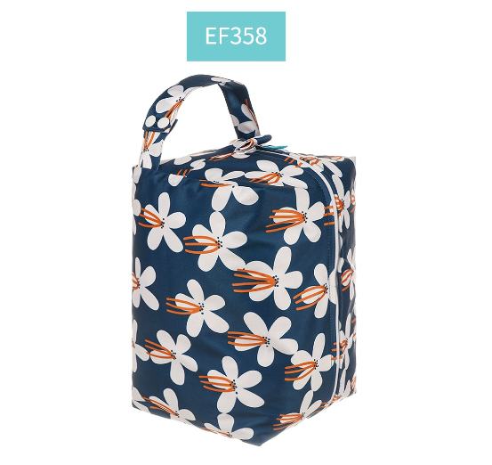 Happyflute Baby Diaper Pads Reusable Waterproof Fashion Prints Wet  Dry Cloth Wet Bag Mums Storage Travel Nappy Bag 0012
