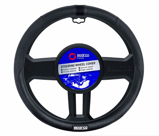 Sparco Corsa Steering Wheel Cover SPS124 (Black)
