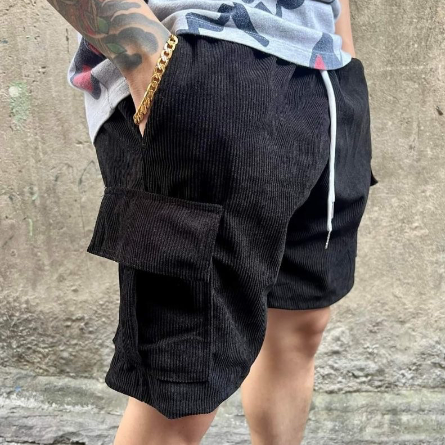 Corduroy Cargo Shorts