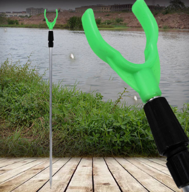 NEW-Adjustable Metal Fishing Rod Pole Holder Rack Stand-K8PH