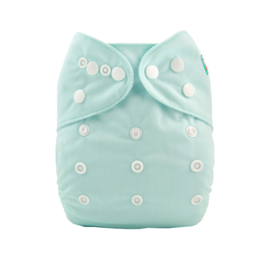 Alva Baby Cloth Diapers Solid Color One Size Adjustable Reusable Washable Pocket Cloth Diaper Cloth Diaper Only P12