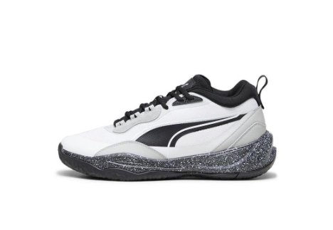 PUMA Unisex Playmaker Pro Splatter Basketball Shoes (Gray)