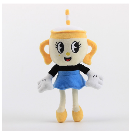32cm Cuphead Plush Toys Mugman The Chalice Soft Plush Stuffed Toys Cute Cartoon For Kid Christmas Gifts S9