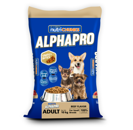 ALPHAPRO Small Bites Adult Beef 10kg