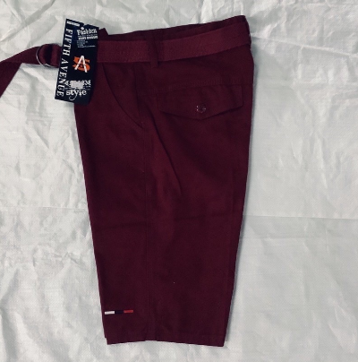 Plain Cargo Shorts 4 Pocket W/ Belt #1939 Size 29 to 38