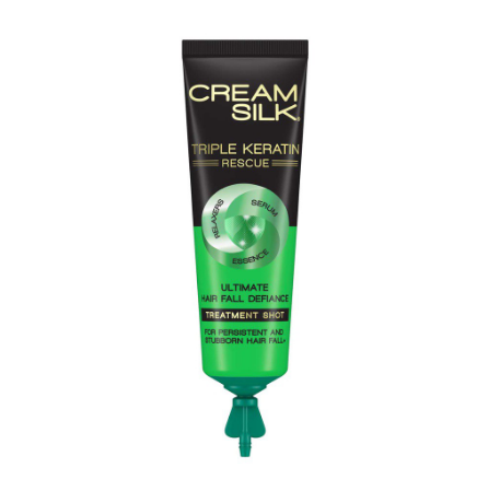 Cream Silk Triple Keratin Rescue Hair Fall Defiance Treatment Shot 12ML