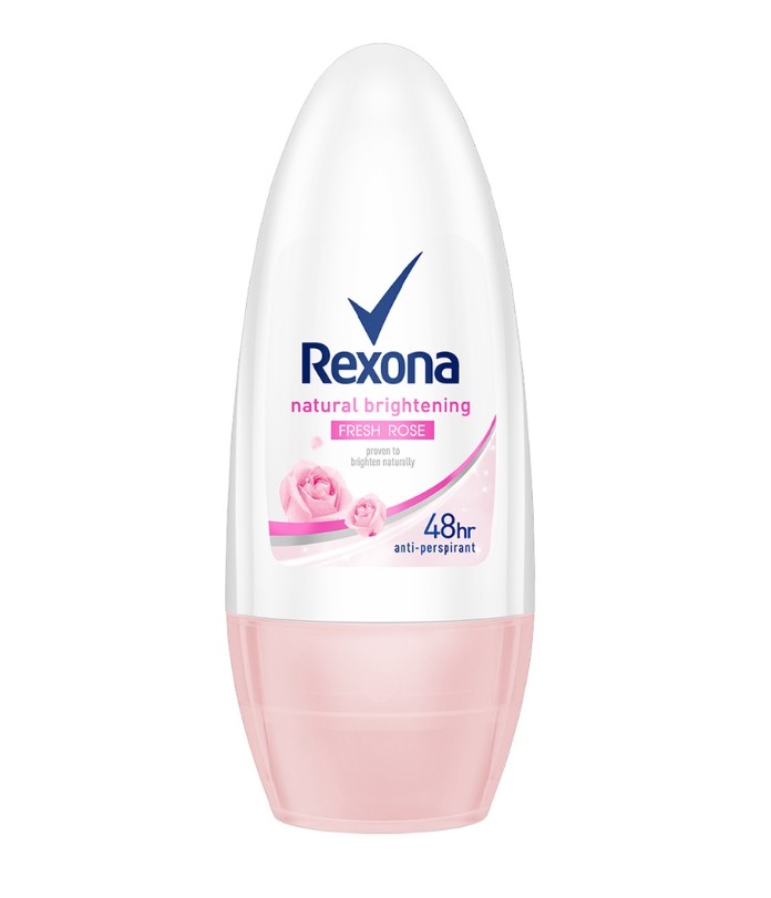 Rexona Natural Brightening Roll On Deodorant Fresh Rose 50ML