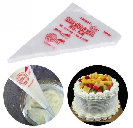 100PCS Cake Decorating Disposable Icing Pastry Disposable Piping Bag Mold Tool