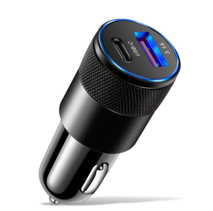 Elough 66W QC 3.0 Car Charger Type C Fast Charging PD Phone Charger Adapter