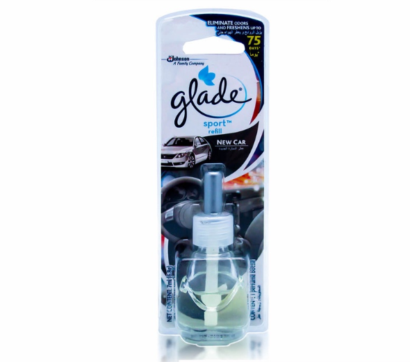 Glade Sport Refill Car Air Freshener 7ml (New Car)