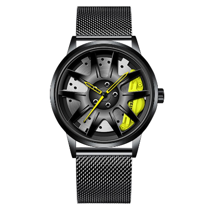 POSHI Quartz Business Wacthes Men's Stainless Steel Wheel Hub Waterproof Wristwatch Men Watch Relo Ng Kalalakihan 3