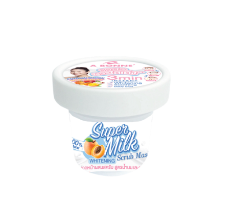 Abonne Super Milk Whitening Scrub Mask 80G - Apricot Scrub Baby Fruit ( A620 )