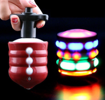 Weird Toys Colorful Music Flashing Electric Spinning Top Children's Spinning Top Toy ZD#SG85