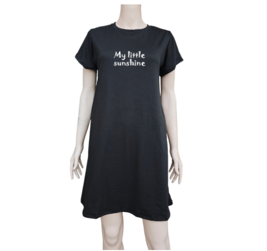 KELA MATERNITY T-SHIRT DRESS FOR ALL MOMMIES FIT TO MEDIUM TO XLARGE BODY FRAME COTTON SPANDEX C15