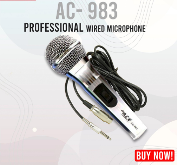 ACE AC - 983 Professional Dynamic Wired Microphone