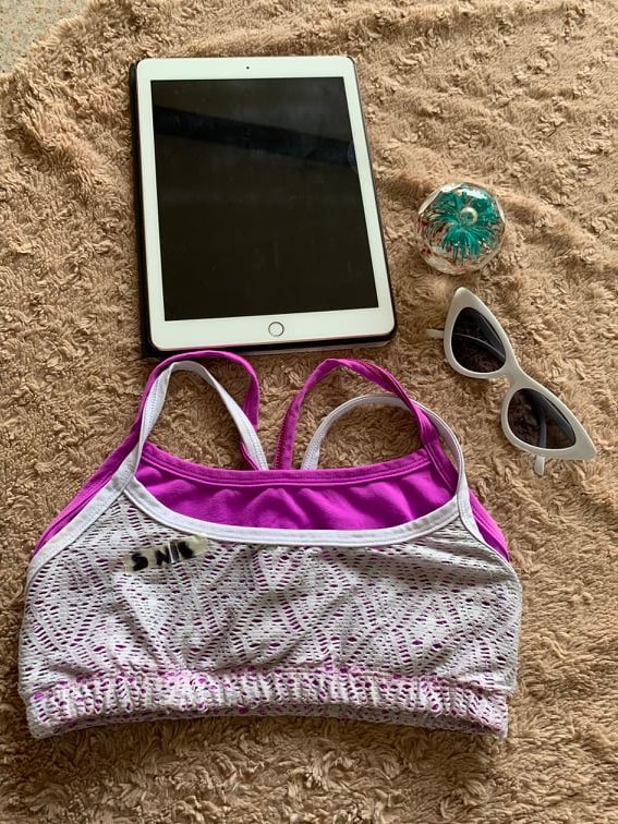 Crochet type Sports Bra Small