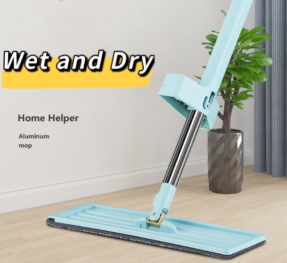 360 Rotation Flat Mop Floor Cleaning Microfiber Squeeze Mop Floor Clean Automatic Dehydration