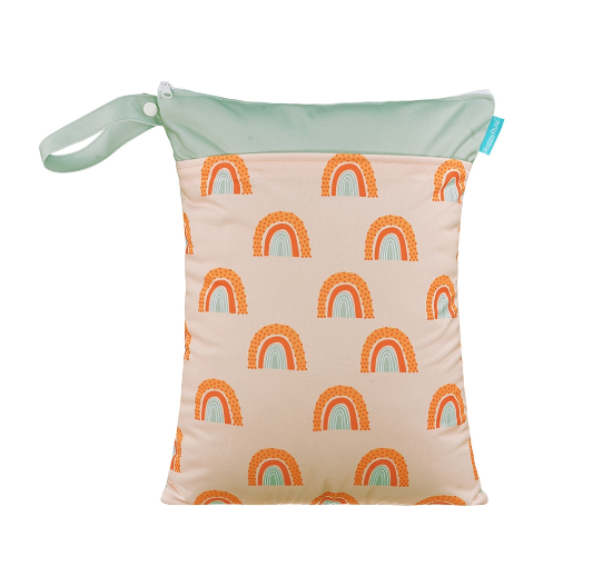 Happyflute Wetbag For Baby Diapers Nappies Waterproof Reusable Diaper Bag With Two Zipper D4