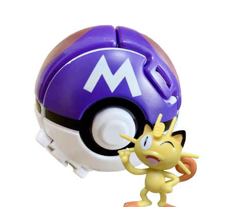 Pokemon Variant Ball Toy Model Meowth Pocket Monsters Action Figure series 2