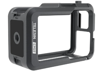 TELESIN Vertical Horizontal Metal Combo Rabbit Frame Cage DJI Action 4 & Action 3 Cameras OA-FMS-004