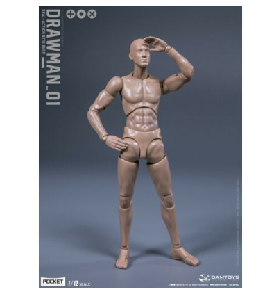 DAMTOYS DPS01 1/12 Male DARWMAN Body Model Figure Movable Doll TOY
