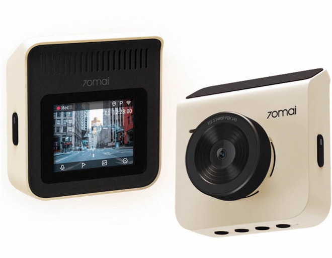 70mai Dash Cam A400 1440P Quad HD (Ivory) A400